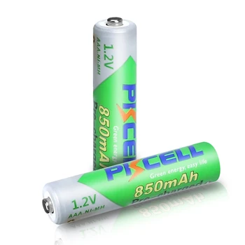 12PC X PKCELL AAA akumulatoru 850mAh 1.2 v AAA Uzlādējamās Baterijas Zema-Automātiskā izplūdes Ni-MH Baterijām, ar 3PC AAA Baterijas kastē gadījumā