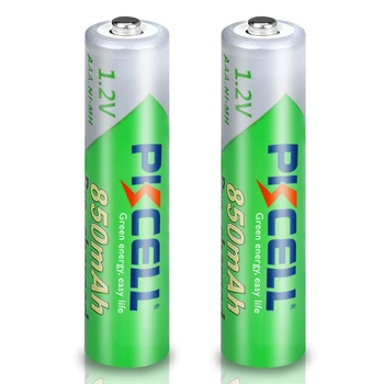 12PC X PKCELL AAA akumulatoru 850mAh 1.2 v AAA Uzlādējamās Baterijas Zema-Automātiskā izplūdes Ni-MH Baterijām, ar 3PC AAA Baterijas kastē gadījumā