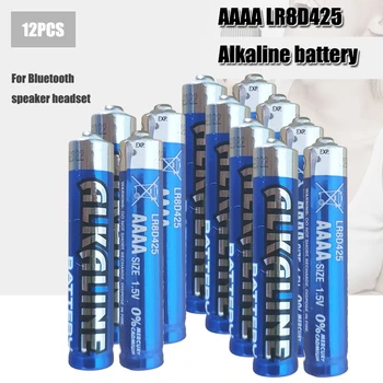 12PCS Augstas kvalitātes 2GAB 1,5 V E96 AAAA primārās baterijas alkaline bateriju sausā baterija, Bluetooth austiņas, lāzera pildspalva akumulators
