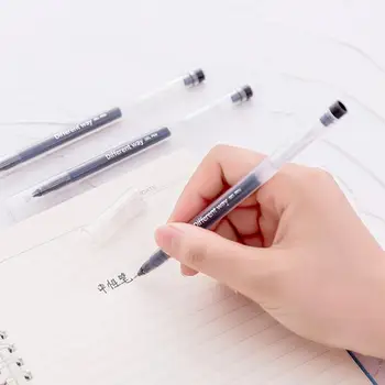12pcs/daudz 0,5 mm Gēla Tintes Pildspalvas Melna/Zila Tinte Gēla Pildspalvas Studentu Rakstot Biroja, Skolas Piederumi