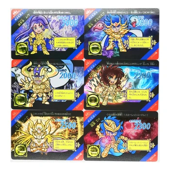 12pcs/set Saint Seiya Dvēseles Zelta Zodiaka Zīmes Rotaļlietas Hobiju Hobijs Kolekciju Spēļu Kolekcija Anime Kartes