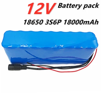12V 12000mAh Uzlādējams Li-ion Battery pack bms DC 11.1 V 12,6 V 18650 Medību Xenon Zvejas Lampas Āra Gaismas Avotu, KAM PING