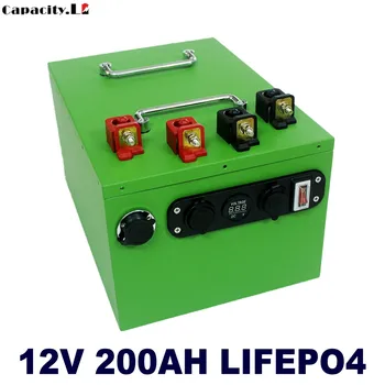 12V akumulatora lifepo4 200ah 70ah 40ah, atkārtoti uzlādējams litija akumulators 100AH ar BMS Izmantot āra motora īpašu auto un RV