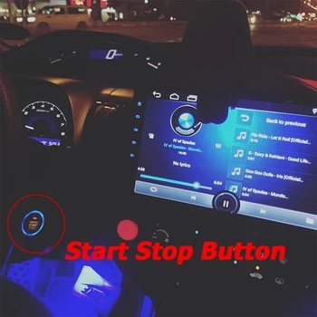 12V Auto Auto Signalizācija, Viens Start Stop Poga Motora iedarbināšanai Push RFID Bloķēšanas Aizdedzes Slēdzis Keyless Ieceļošanas pretaizdzīšanas Sistēmas RU Noliktavā