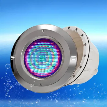 12V Nerūsējošā Tērauda/ABS RGB Baseins Gaisma ar Tālvadības pults IP68 Ūdensnecaurlaidīga Dīķu Lampas
