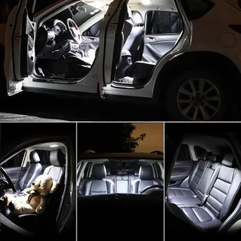 13 GAB Xenon White Spuldzes LED Interjera Pakete spuldzes komplektā 2011. -. Gadam Ford Explorer Dome Solis/Pieklājīgi Licences Plāksnes Gaismas Indikators