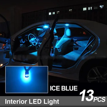 13 Sīpoli Balts Canbus LED Dome Karšu Lasīšanas Gaismas Interjera Komplekts 2019 2020 Subaru Uzkāpšana Kravas Durvju Licences numura zīmes Lukturi