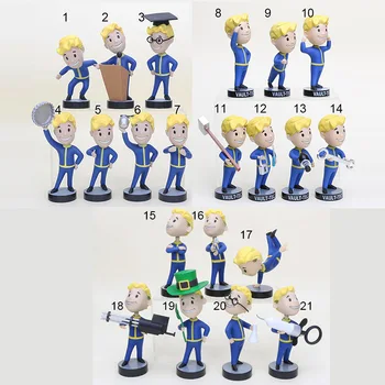 13CM anime attēls Spēļu Galvas Vault Zēna ROTAĻLIETA Bobbleheads Sērijas rīcības attēls kolekcionējamus modelis rotaļlietas