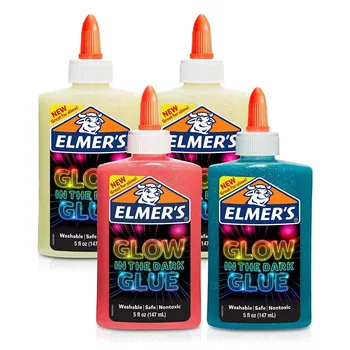 147ml Elmers Elmers ir, kas Spīd Tumsā Šķidrā Līme Mazgājams Rozā 5 Unces Liels, lai Padarītu Jūsu krāsu zīmuļi