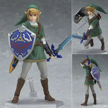 14cm Saiti Zelda Legend of Zelda Debesīm Sword lelle Anime Attēls Rotaļlietu Kolekciju Modelis Rotaļlietas Rīcības attēls draugiem dāvana