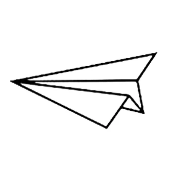 15*7.8 cm Papīra Lidmašīnas Vinila Decal Uzlīmes Modes Personību, Radošumu Auto Piederumi Motocikla Ķivere Auto Stils