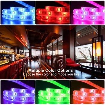 15M LED RGB Lampas 5M 10M Virtuves Skapī LED Gaismas Mājas Colset Apdare Apgaismojums Ūdensnecaurlaidīgs 5050 DC 12V Lentes RGB Gaismas