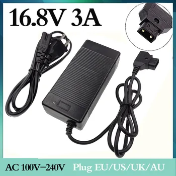 16.8 V 3A, d-pieskarieties, akumulatoru, lādētāju un adapteri V-mount akumulatora fotokameras akumulatoru