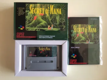 16 biti Spēles ** Noslēpums Mana 1 ( franču Valodas PAL Versija!! kaste+manual+kārtridžu!! )