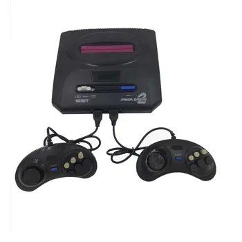 16 bitu Retro videospēļu Konsole ar Vadu Gamepad Atbalsts Spēles Karti Mājas Spēļu Konsole Sega MD Ģimenes Spēli ES plug