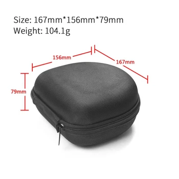 167X156X79mm Bezvadu Austiņas, Kaste somiņa Portatīvās atmiņas Vāks Sony WH-H910N/WH-H810 Austiņas