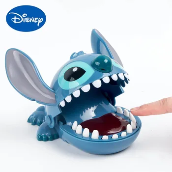 16cm Disney stich Bite Pirkstu Skaitļi Dūriens Zobārsts Push Zobi, Smieklīgi Spēles Modeli, Rotaļlietas, Dzimšanas dienas Dāvanas Bērniem bērnu rotaļlietu dāvanas