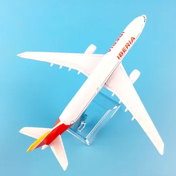 16CM Spānijas Iberia Airlines A330 metāla lidmašīnas Dzimšanas dienas dāvanu lidmašīnu modeļi Modelis W Stāvēt Rotaļlietas Bērniem Bezmaksas Piegāde