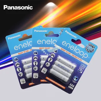 16pcs Panasonic Eneloop Oriģinālo Akumulatoru Pro 1.2 V AaA 800mAh NI-MH Kameru, Gaismiņa Rotaļlietas Iepriekš Uzlādētu Uzlādējamos Akumulatorus
