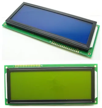 16PIN Liels Raksturs LCD2004 SPLC780C Kontrolieris ir Savietojams EQV (5V 3.3 V Zils/Dzeltens-Zaļš/GreyBacklight)