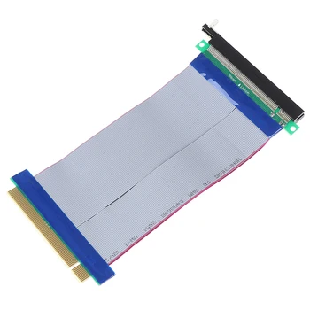 16X Stāvvadu Extender Kartes Adapteri, Elastīgu Vadu PCI Express PCI E 16X Stāvvadu Kartes Lentes Extender Pagarināšanu 18 cm Kabeļa