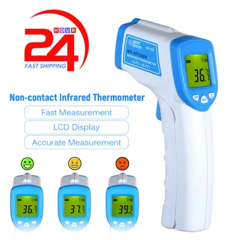 17 veidi, termometro digitalInfrared bezkontakta Infrasarkanais Termometrs ar LCD Displeju Termometro Infravermelh infrarojo digitālās Instrumenti