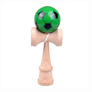 18 cm Anti Stress Futbola Kendama Profesionālās Izveicīgs Žongliera Bumbiņām, Dižskābarža Koka Āra Sporta Spēles, Rotaļlietas Bērniem, Bērnu