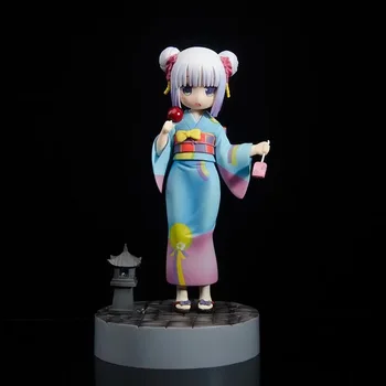 18 cm Japāņu Anime Garām Kobajaši ir Dragon Meitene KannaKamui Peldmētelis Ver. Seksīgas meitenes PVC Rīcības Attēls Kolekciju Modelis Rotaļlietas Jauna