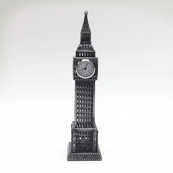 18 cm Mājās Dekorēšanas Radošā Dzimšanas dienas Dāvanas Bērniem Dāvanas Metāla Modeļa Galda Dekorēšana Londonā Big Ben, ar Pulksteni