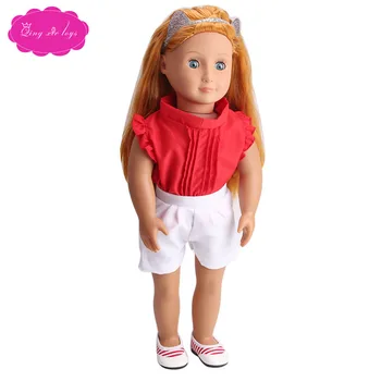 18 collu Meitenēm leļļu apģērbu Modes biznesa uzvalks Amerikāņu jaundzimušo kleitu Bērnu rotaļlietas fit 43 cm bērnu lelles c211
