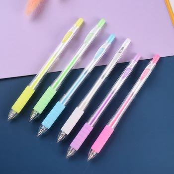 18 Krāsas Varavīksnes Candy Krāsainu Gēla Pildspalva Rokasgrāmata Zīmēšanas Rakstot 0.5 mm Krāsainās Tintes Pildspalvas Biroja un Skolas Piederumi DS-097