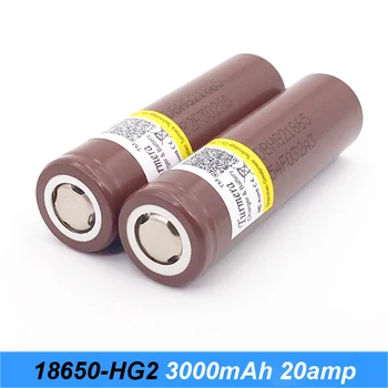 18650 akumulatoru HG2 3000mah elektronisko cigarešu Uzlādējams akumulators jauda augstas izlādes,30.A liels tekošā Vape mod elektroinstrumenti