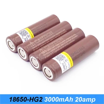 18650 akumulatoru HG2 3000mah elektronisko cigarešu Uzlādējams akumulators jauda augstas izlādes,30.A liels tekošā Vape mod elektroinstrumenti
