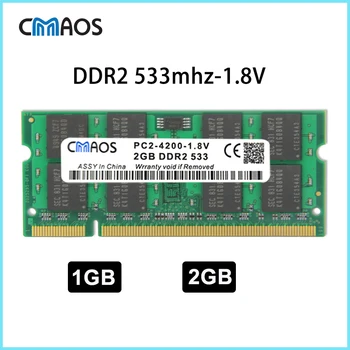 1GB 2GB Ram Atmiņas par Klēpjdatoru DDR2 533 MHZ Notebook Ram Memoria sdram SO-Dimm PC2 4200 Klēpjdatoru Atmiņas 1g 2g