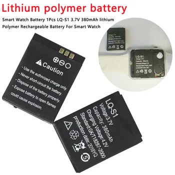 1gb 380mAh, atkārtoti Uzlādējams Litija Polimēru Li-po Akumulatoru Smart Skatīties DZ09 QW09 A1 W8 Litija-jonu Li-polymer Smartwatch akumulators