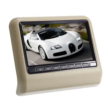 1GB 9 Collu Auto Spilvena Pagalvi DVD Atskaņotājs Auto Pagalvi Moniters 800*480 Spēles, MP3, MP4 32 bitu Spēle SD Bezmaksas Piegāde