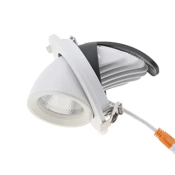 1gb Aptumšojami LED Downlight 7W 10 W 12W 15W, 20W 30W Regulējams 360 COB led gaismas Bagāžnieka Gimbal Gaismas Downlight AC85-260V