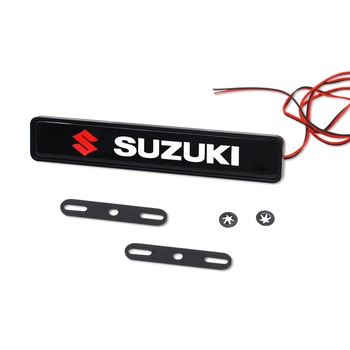 1GB Auto Priekšējā Pārsega Restes Emblēmas Nozīmīti, LED Gaismas, Automašīnu Dekoratīvie Gaismas Suzuki Swift Jimny Swift Vitara Samurai Grand vitara