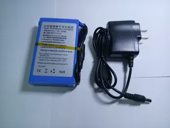 1GB/DAUDZ Li-LON Akumulatora Portatīvo 4800mAh DC 5V Super Uzlādējams Pack ES/ASV plug adapteri, lai CCTV kameras video recorde