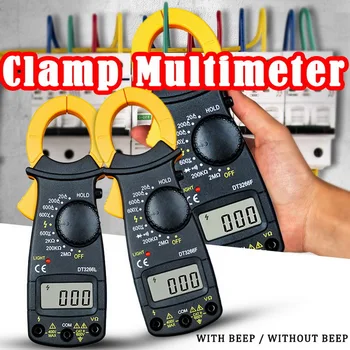 1gb DT3266 Clamp Meter Digitālo Sprieguma, Pretestības Testeri Clamp Meter AC/DC Precizitātes Mērījumu Testeri Multimetrs
