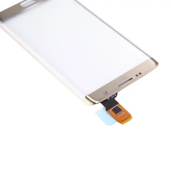 1GB G935F Priekšējais Stikls + Touch panelis + Stikla Filmu Montāža Samsung S7 Malas Touch Screen Digitizer ir Rezerves Rezerves Daļas