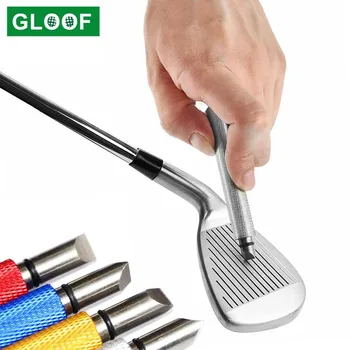 1gb Golfa Klubi Dzelzs Ķīlis U & V Groove Asināmais Cleaner Tīrīšanas Līdzeklis Golfa Kluba Vadītājs Gropējums Instrumentu, 4 Krāsas
