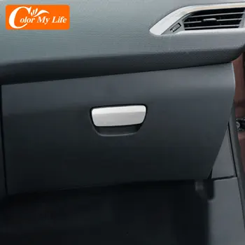 1gb Nerūsējošā Tērauda Auto ar Cimdiem Rokā Vāciņš Melns, par Peugeot 208 GTI Interjera Uzglabāšanas Kaste Rokturi Uzlīmes Krāsa Mana Dzīve