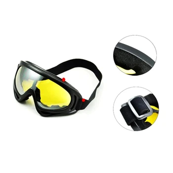 1gb Ziemas Pretvēja Slēpošanas Brilles, Aizsargbrilles, Āra Sporta Brilles Slēpošanas Brilles UV400 nepievelk putekļus Moto Riteņbraukšanas Saulesbrilles