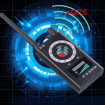 1MHz-6.5 GHz K18 Pret Spiegu RF Detektoru Fotokameras Bezvadu Bug Noteikt GSM Noklausīšanās Ierīces Atradējs Radara Radio Skeneri Piliens Kuģniecība