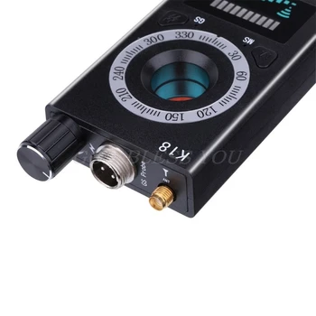 1MHz-6.5 GHz K18 Pret Spiegu RF Detektoru Fotokameras Bezvadu Bug Noteikt GSM Noklausīšanās Ierīces Atradējs Radara Radio Skeneri Piliens Kuģniecība