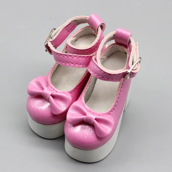 1pair 7.8 cm Asorti Krāsas augstpapēžu kurpes Loku Kurpes 1/3 60cm BJD lelles piederumi Princese apavi, rotaļlietas