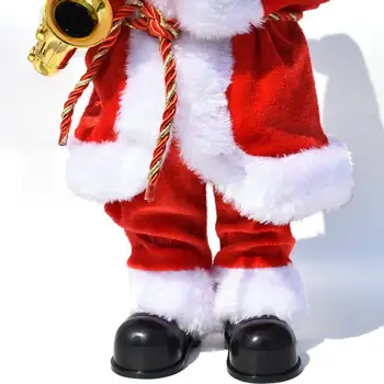 1PC Elektriskā Santa Claus Dziedot Ziemassvētku Mūzika Ziemsvētki Puse Lelle Rotājumi, Jaunā Gada, Ziemassvētku Dāvanas Bērniem Bērnu Kritums Rotājumi