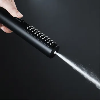 1PC Lietus Spray Gun Black Divas-function Rokas Duša Ar Ūdens Apturēšanas Taustiņu Vannas istaba Rokas Dušu