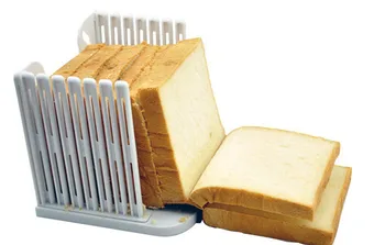 1PC Maizes Klaipu Griešanai Plaukts Sagriešana Plastmasas Līmēšana Toast Maizes Nazis Griešanai Rokasgrāmata Rīkus, Virtuves Piederumus, Instrumentu, Karstā LABI 0306